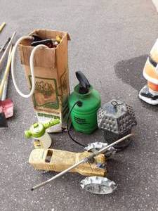 3-Sprayers, Bug Zapper & Tractor Sprinkler
