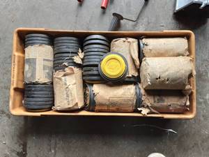 Large Lot Of Black Diamond Clay Targets