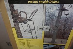 lot 8 image: Big Game Deer Stands Model CR3810 Stealth Deluxe 15 Ladder Stand