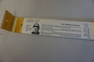 lot 297 image: Gator Grip Brand Fish Measuring TapeBoard