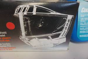 lot 215 image: Cooper Junior Pro Helmet Mount Face Shield With Cooper Sports Flask