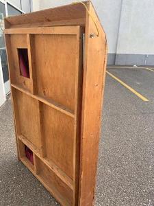 lot 40A image: Folding Wood Ice Fishing Shelter 40 x  60