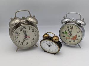 lot 109 image: Trio of Alarm Clocks