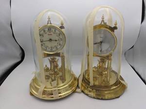 lot 119 image: 2 Gold Anniversary Clocks