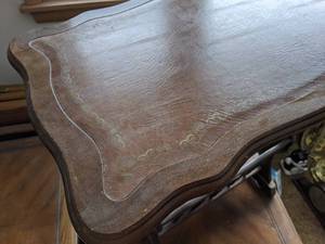 lot 142 image: Wood Side Table