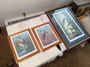 lot 146 image: 3 Piece Bird Art Kit