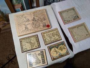 lot 72 image: Cartography Decor Lot