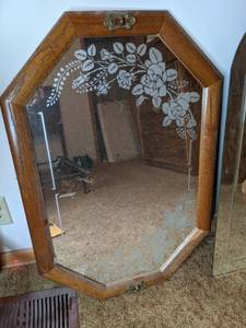 lot 89 image: Pair of Large Vintage Mirrors