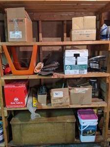 lot 255 image: Contents of Garage Shelves