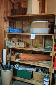 lot 258 image: Contents of Garage Shelves