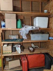 lot 254 image: Contents of Garage Shelves