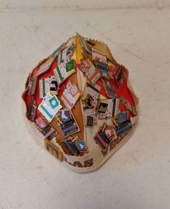 lot 54 image: Lot of 32 1990 Olympic Rainbow Foods Pins