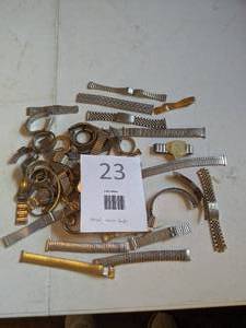 lot 23 image: Assorted Metal Watch Bands
