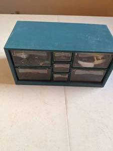 lot 25 image: Watch Bands and Accessories in Plastic Storage Case pt. 2