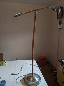 lot 38 image: Floor Lamp with Adjustable Head