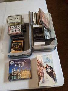 lot 43 image: Assorted VHS, Cassettes and CDs