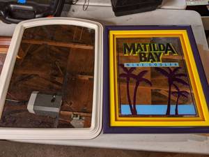 lot 223 image: (2) Framed Mirrors