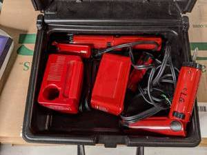 lot 269 image: Pair of Milwaukee Electric Screwdrivers and Case