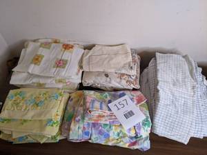 lot 157 image: (5) Sets of Full Size Sheets