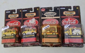 lot 376 image: (4) Coca-Cola Matchbox Collectibles - New in Box