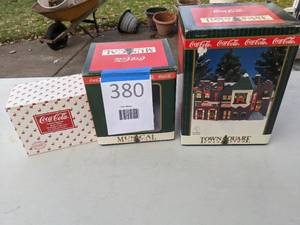lot 380 image: Three Coca-Cola Collectible Items