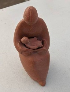 lot 391 image: Hand made Contemporary Nativity Set