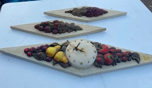 lot 378 image: Trio of Vintage Burwood Wall Hangings