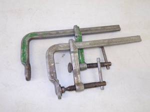 lot 24 image: Pair of Aluminum Clamps