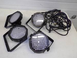 lot 52 image: Set of 4 DJ LED Lights