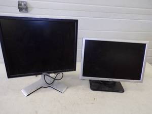 lot 69 image: Pair of Dell Computer Monitors