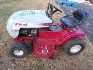 lot 139 image: White Outdoor LT 13 Lawn Mower