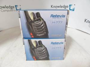 2x Retevis H-777 Portable Two Way Radios