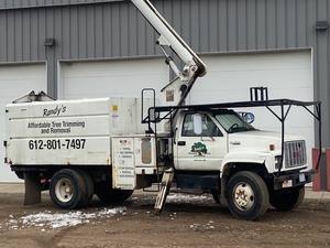 1990 GMC Topkick Aerial Bucket Tree-Removal Truck