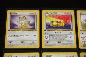 1999 Pokemon Base Set 1st Edition Card Lot Normal  9 Cards