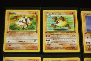 1999 Pokemon Base Set 1st Edition Card Lot Fighting  6 Cards