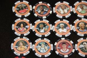 2005-06 NBA Topps Poker Chip Lot  29 Chips