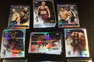 2020 Topps Chrome WWE Wrestling Card Lot  37 Cards