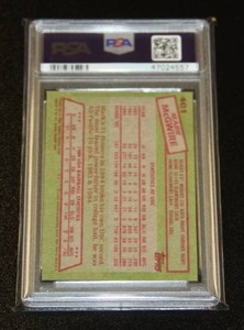 1985 Topps Mark McGwire PSA 8 Rookie Card