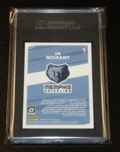 2019-20 Donruss Optic My House Ja Morant SGC 8.5 Rookie Card