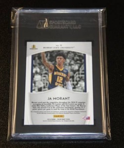 2019-20 Prizm Draft Crusade Ja Morant SGC 9 Rookie Card
