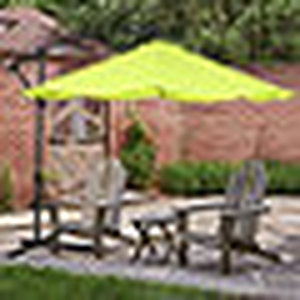 Pure Garden Offset 10 Foot Aluminum...
