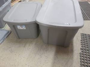 Sterilite 30 Gallon, 18 Gallon Tote...