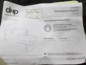Dorel Home Products Upholstered Day...