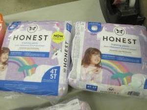 2- 19 ct Honest Training Pants Size...