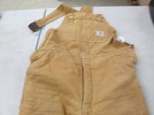 Carhartt Insulated Bibs 36x34 used...