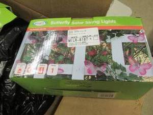 Solar Butterfly String Lights open ...