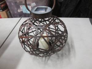 Solar LED Candle Lantern open box...