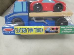 Melissa & Doug Flatbed Tow Truck...