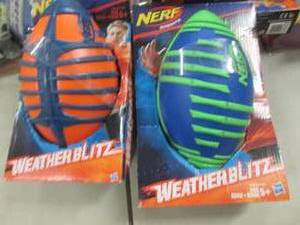 2 Weather Blitz Nerf Footballs...