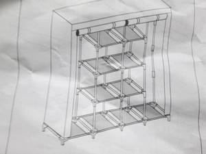 Wide Wardrobe open box Assembly req...